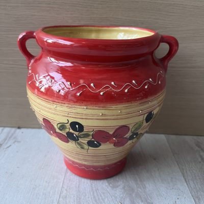 Vaso Parete Ceramica Dipinta Spagna Vaso Parete Ceramica Dipinta Spagna