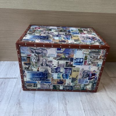 Baule Legno Banconote Baule Legno Banconote