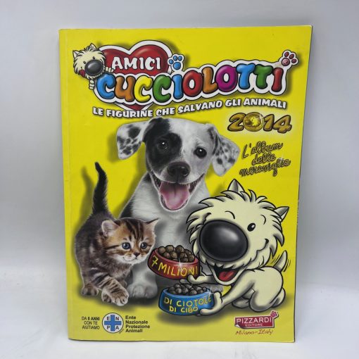 Album Figurine Amici Cucciolotti 2014 Pizzardi Completo