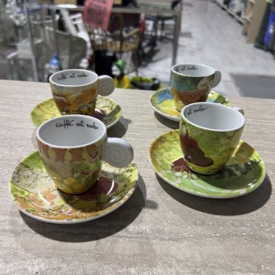 4 Tazzine Thun Caffe Al Volo Holiday 4 Tazzine Thun Caffe Al Volo Holiday