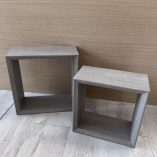 Coppia Mensole Cubo Ginevra