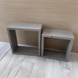 Coppia Mensole Cubo Ginevra