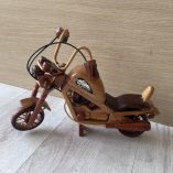 Modellino Legno Moto Harley Davidson