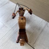 Modellino Legno Moto Harley Davidson