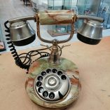 Telefono in onice ottone
