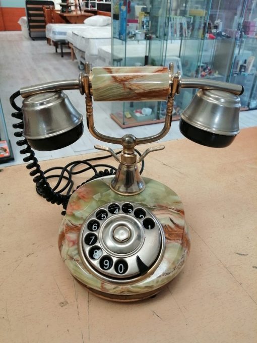 Telefono in onice ottone