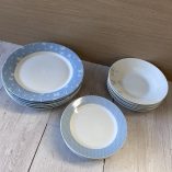 Set 18 Piatti Ceramica Farfalle