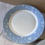 Set 18 Piatti Ceramica Farfalle
