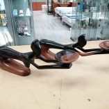 Coppia statue etniche Africane