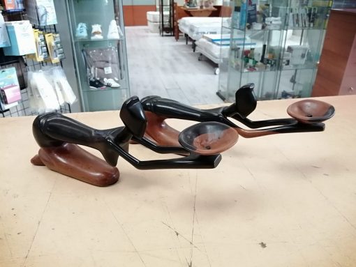 Coppia statue etniche Africane
