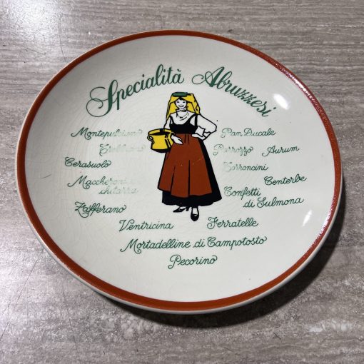 Piatto Specialita Abruzzesi Esselunga 1987