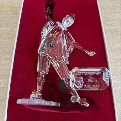 Statuina Pierrot Swarovski Statuina Pierrot Swarovski