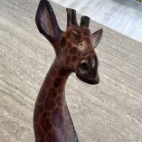 Giraffa Legno Intagliato