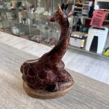 Giraffa Legno Intagliato