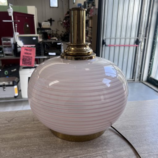 Lampada Sfera Vetro Vintage
